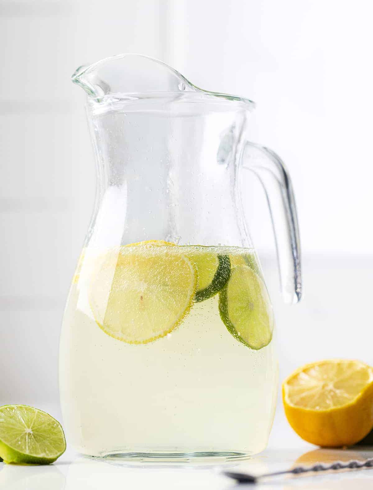 玻璃水罐自制柠檬酸橙苏打水