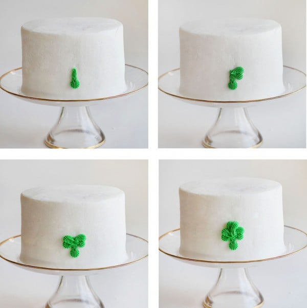 Frosting-collage-shamrock-cake