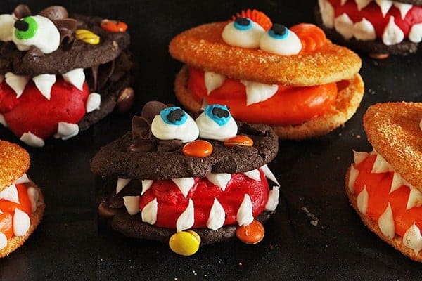 万圣节怪物饼干{完整教程}# # #奶油乳酪饼干