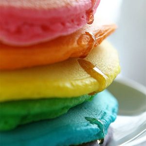 如何让完美的彩虹煎饼!#煎饼#彩虹
