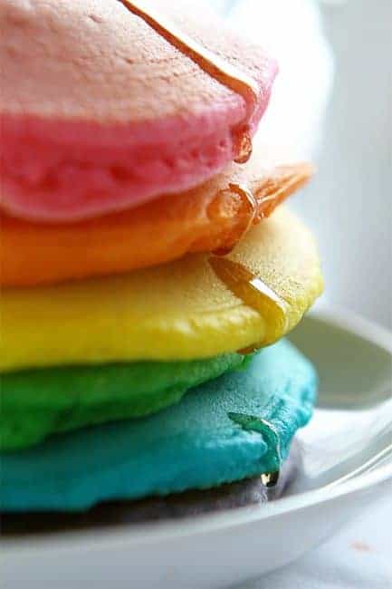 如何让完美的彩虹煎饼!#煎饼#彩虹