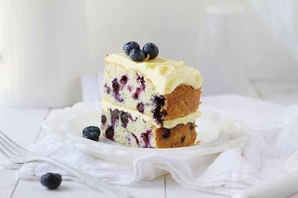 蓝莓西葫芦与柠檬奶油乳酪蛋糕