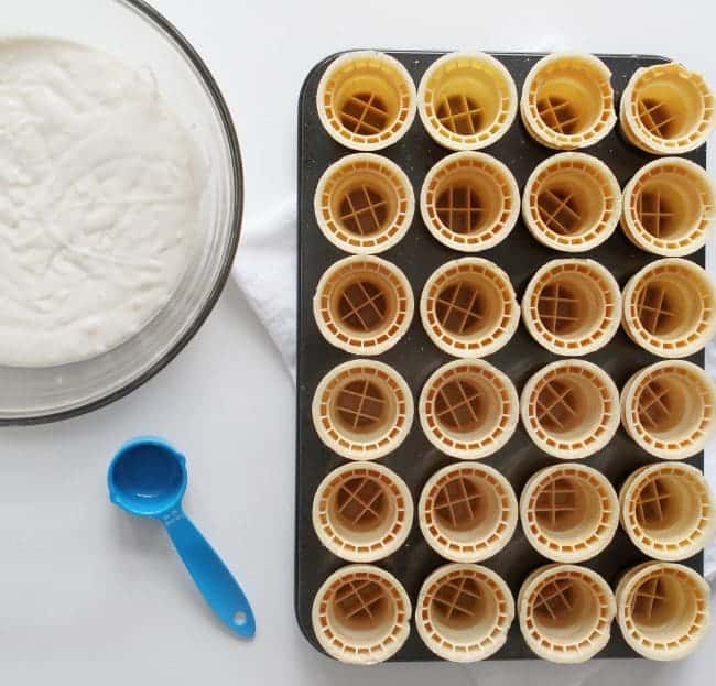 如何填补锥与蛋糕糊!