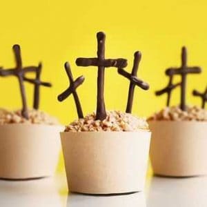 十字纸杯蛋糕——复活节