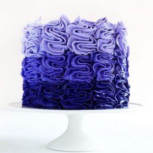 你不会相信这个蛋糕有多简单……一个技巧和三种颜色就够了!