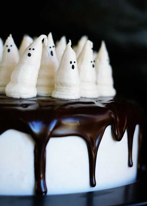 The Original Boo-tiful Ghost Cake! #cakedecorating #halloween #ghost #cake 鬼魂的Boo-tiful万圣节蛋糕