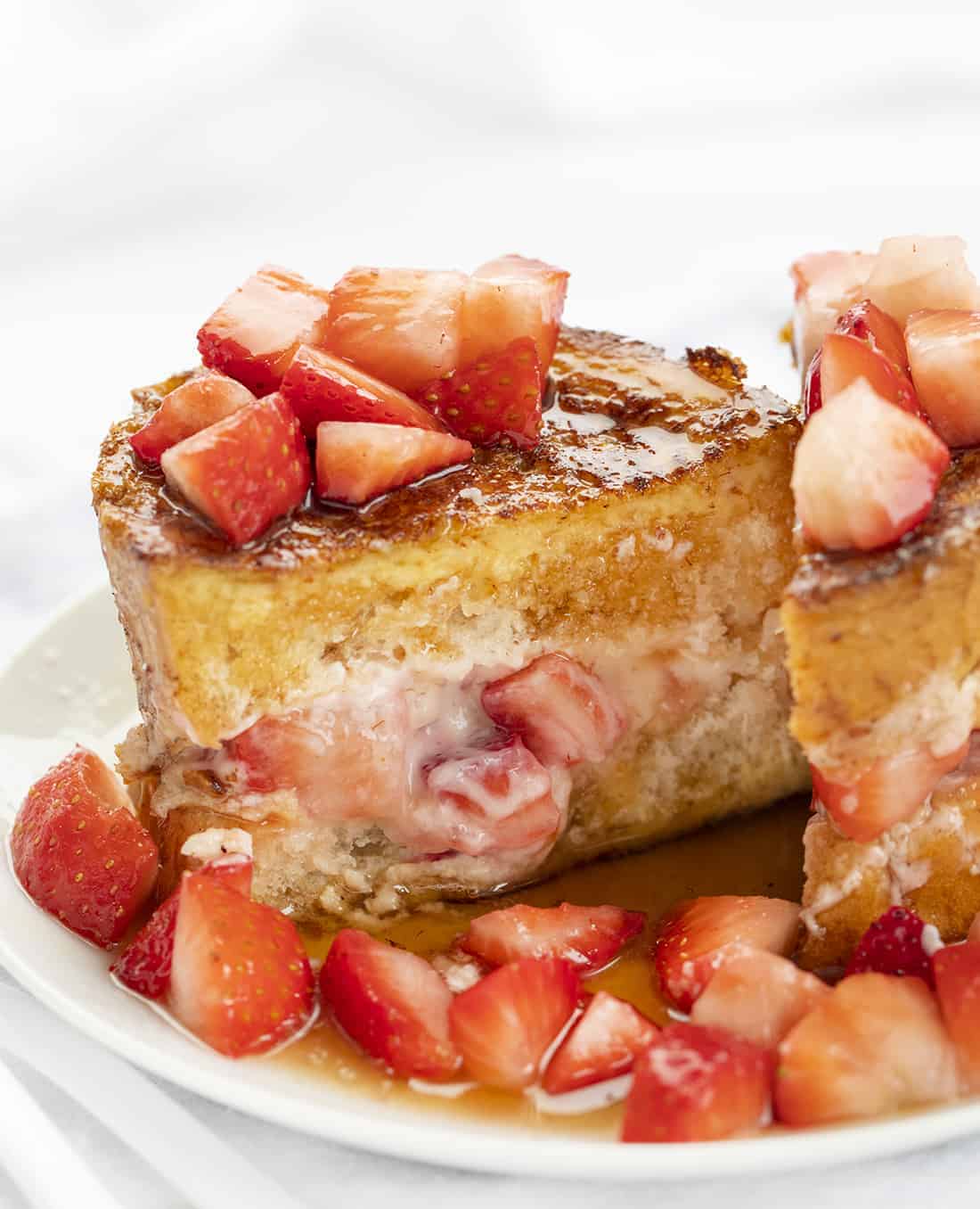 彩虹填充法式吐司