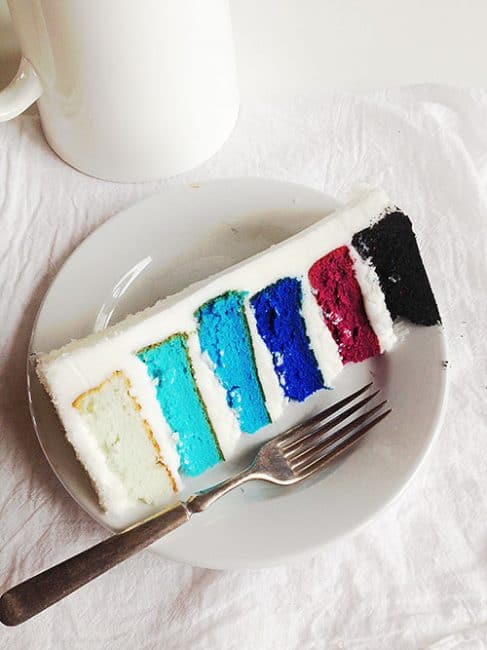 迪斯尼的“冻结”启发层蛋糕!# # elsaandanna # elsacake # annacake # layercake冻结