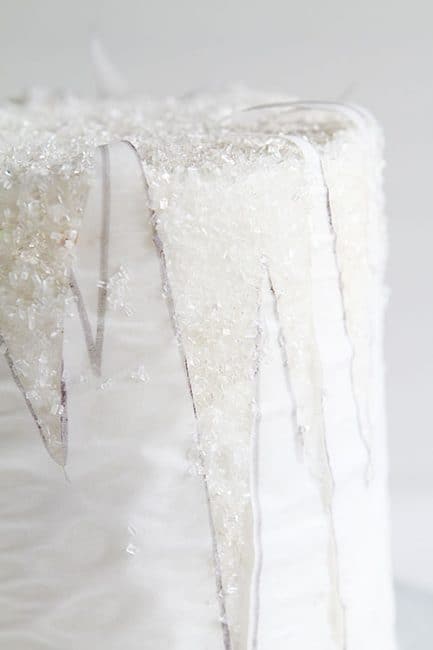 如何使冰柱~迪斯尼的“冻结”激发了夹心蛋糕!# # elsaandanna # elsacake # annacake # layercake冻结