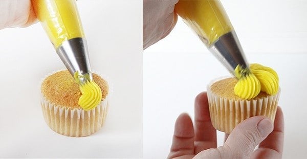 四种纸杯蛋糕装饰技巧，使用大号法国星形tip #cucpakes #纸杯蛋糕装饰#管道教程