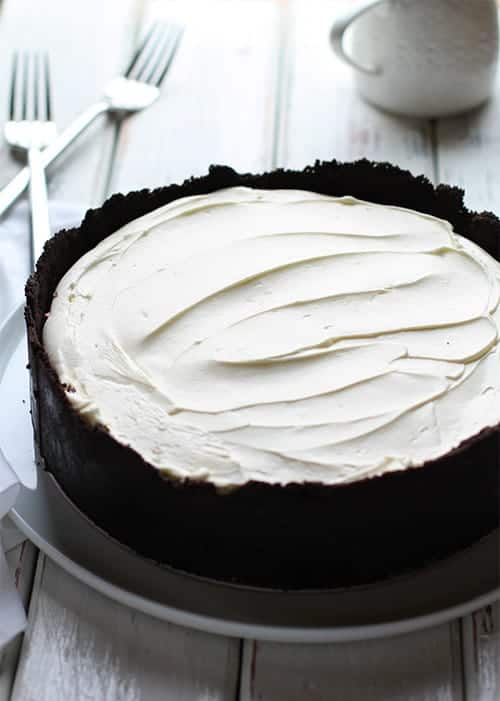 那不勒斯的芝士蛋糕!香草草莓巧克力免烤芝士蛋糕!