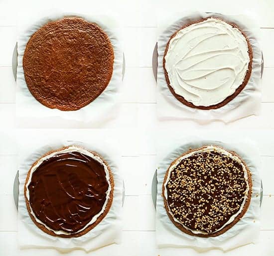 如何做一个健康巧克力蛋糕甜点披萨!