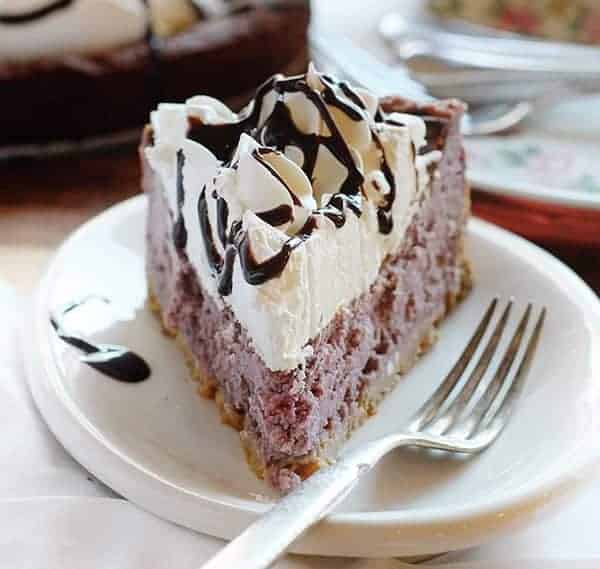 真正的蓝莓芝士蛋糕酥饼皮!