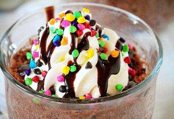 巧克力杯子蛋糕~在一分钟!