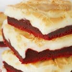 红色天鹅绒的奶油蛋糕!