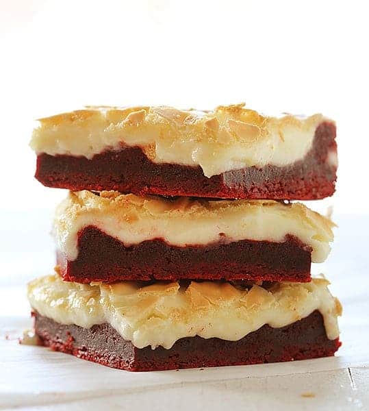 红色天鹅绒的奶油蛋糕!