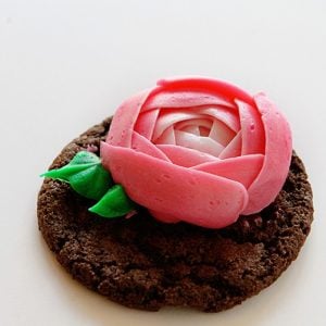 奶油乳酪粉色牡丹