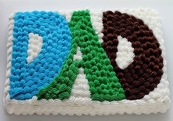 一个简单和有趣的父亲节蛋糕!