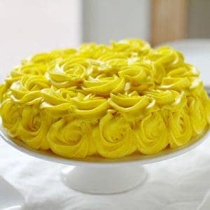 我的签名玫瑰蛋糕!