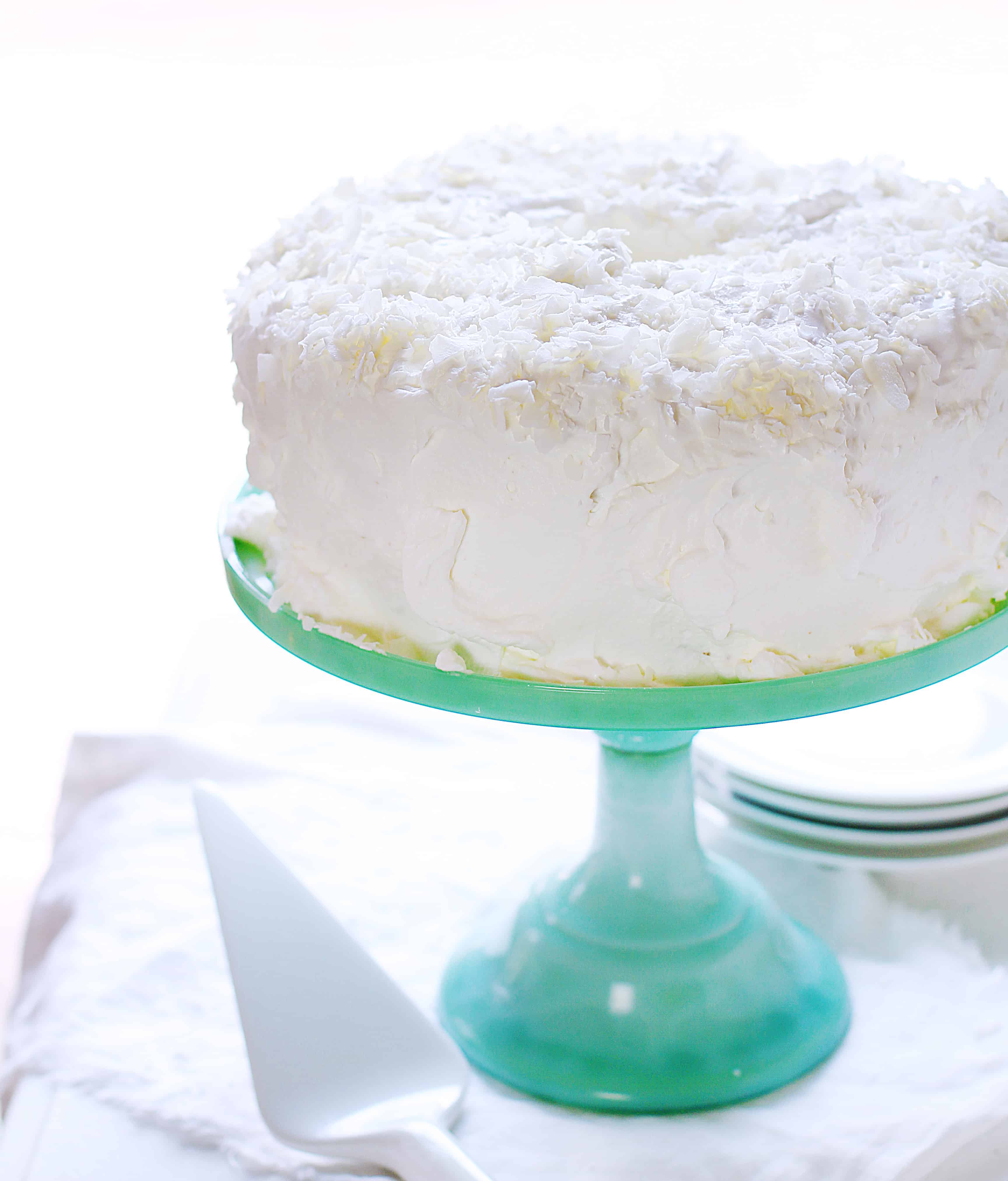 如何制作椰子天使蛋糕