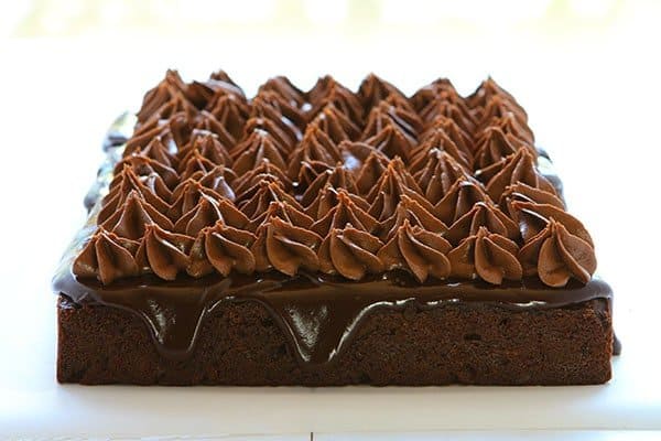 双巧克力南瓜蛋糕用巧克力酱!