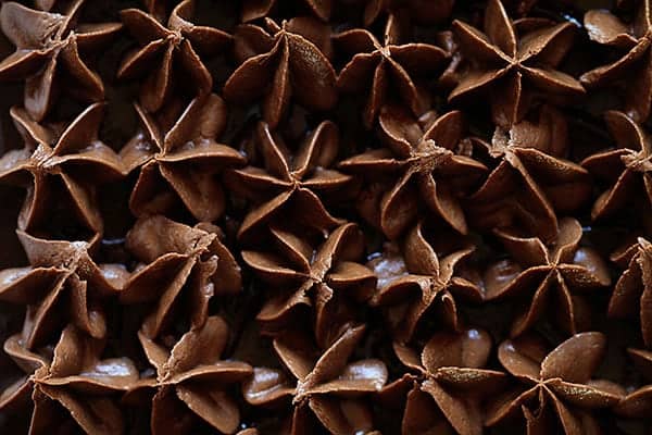 双巧克力南瓜蛋糕用巧克力酱!