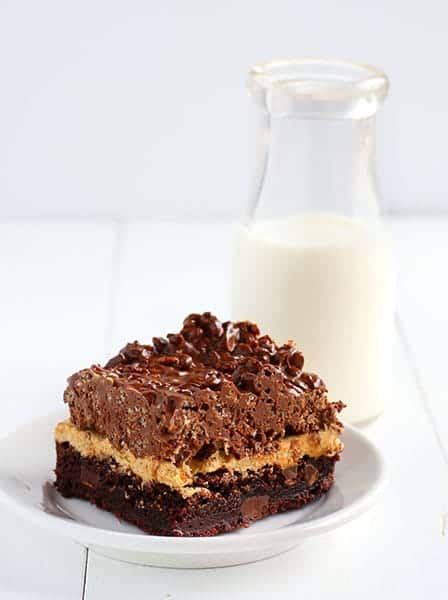 双巧克力布朗尼南瓜蛋糕、巧克力Krispy谷物一流的!