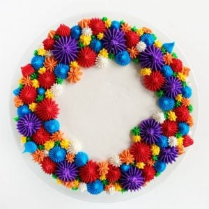 创建一个美丽、取得蛋糕只有打开明星技巧!