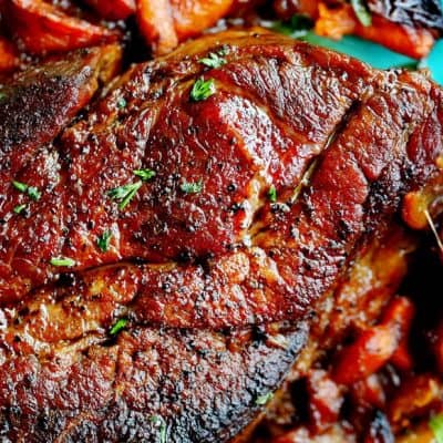 我做了这个，我丈夫告诉我这是他吃过的最好吃的炖肉!