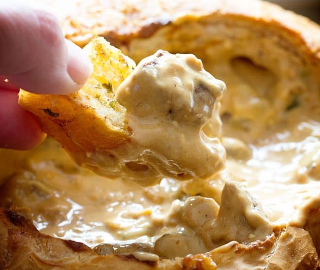 我自己做的经典费城芝士牛排蘸酱!