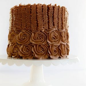 我对她的小女孩设计的这个蛋糕8日生日快乐!