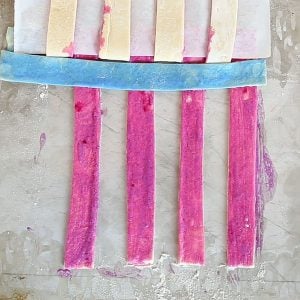 抓住简单的视频怎么做彩色糕点格子!