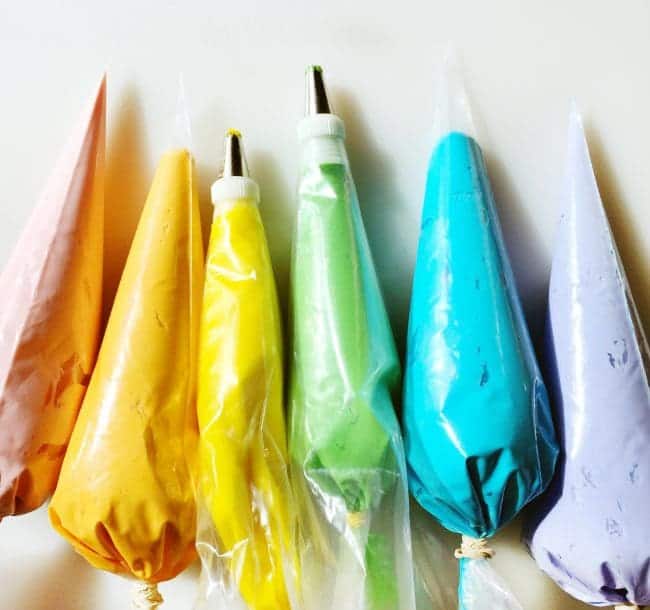 彩虹糖奶油乳酪饼干