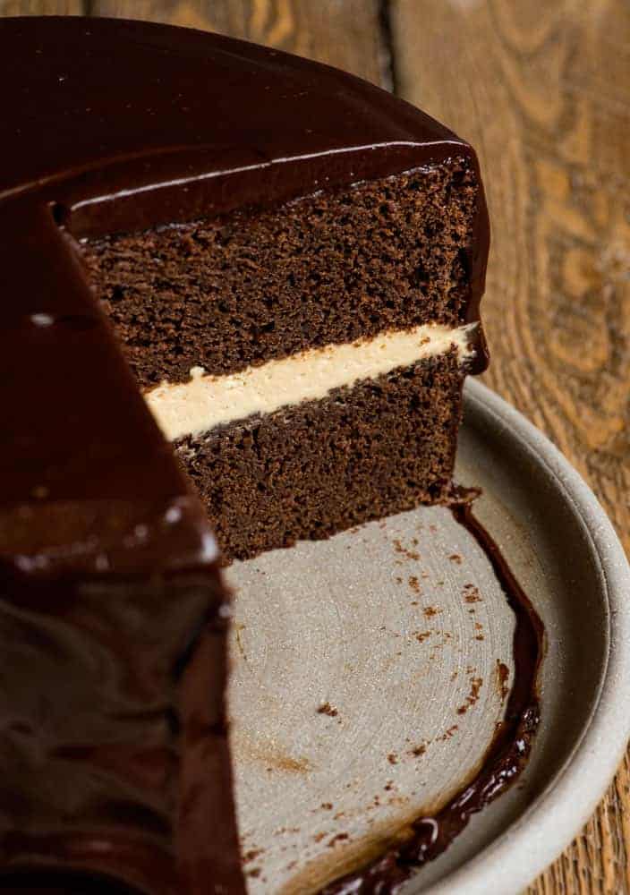 叮咚和花生酱慕斯蛋糕