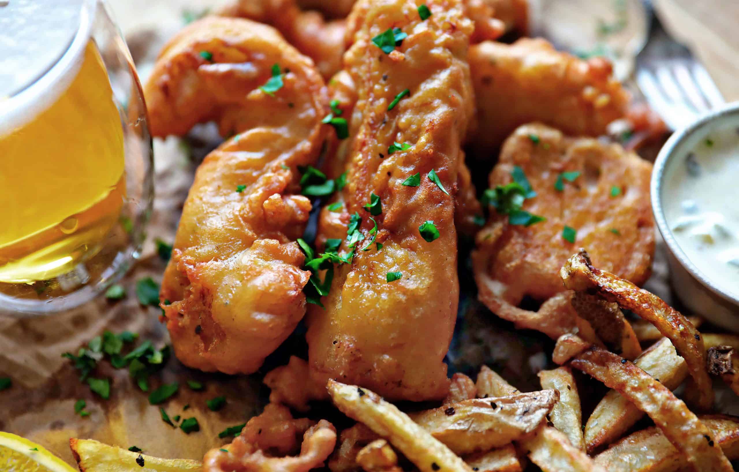 简单的鱼和薯条