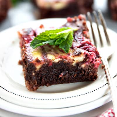 树莓芝士蛋糕布朗尼