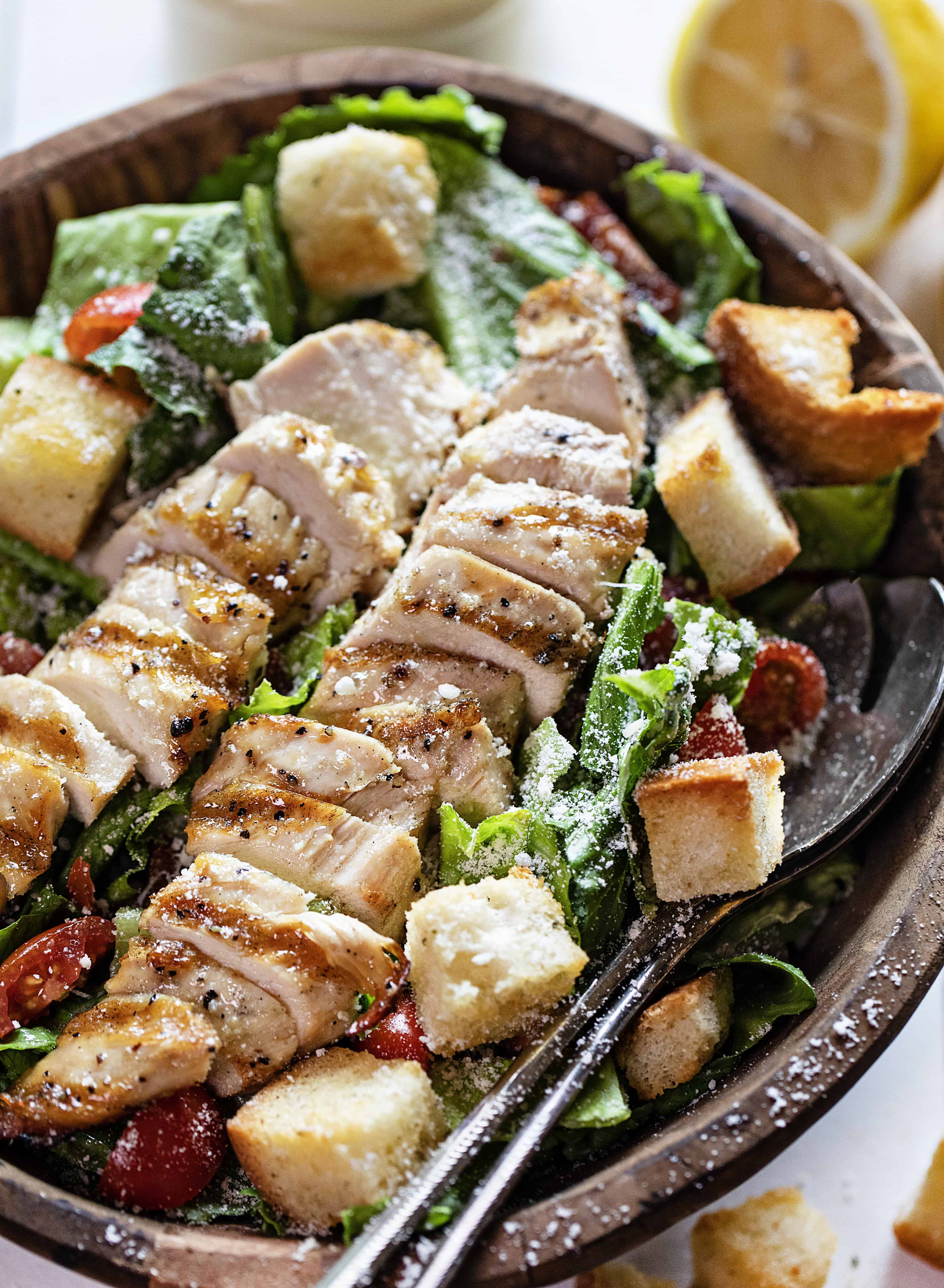 鸡肉凯撒沙拉食谱