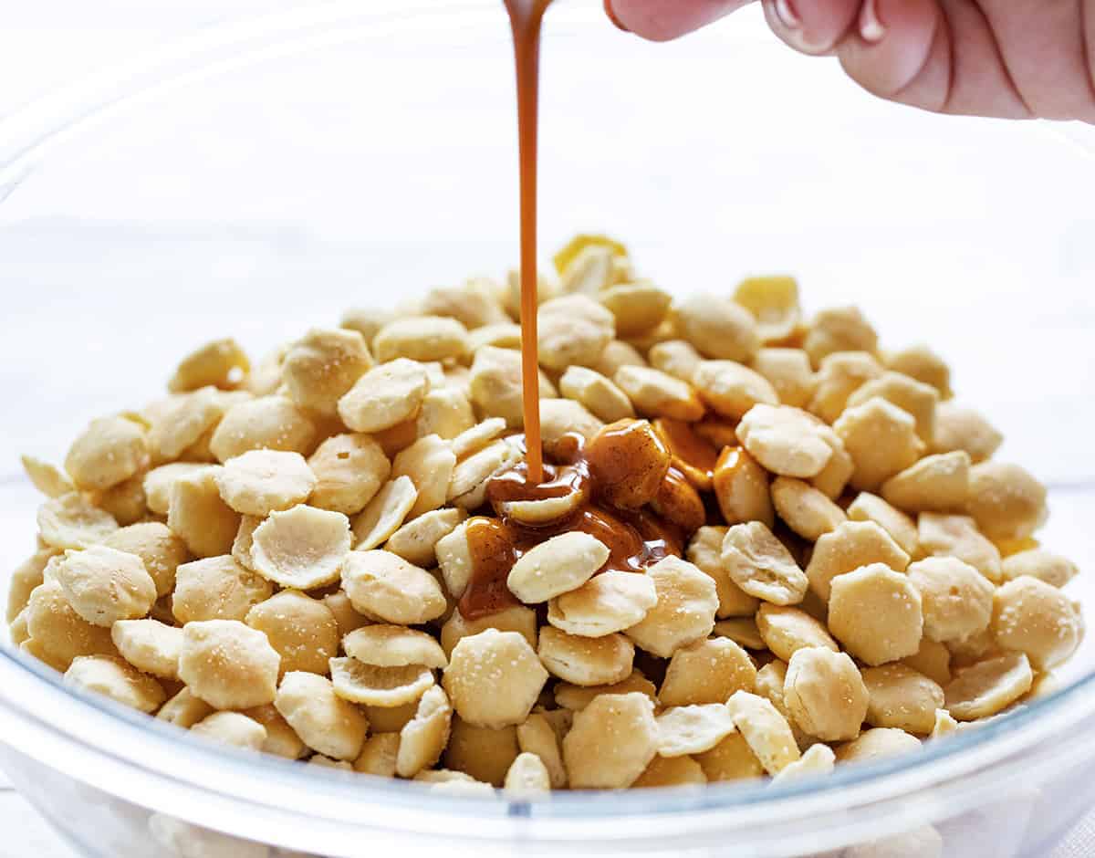 石油和塔可调味料混合taco牡蛎饼干