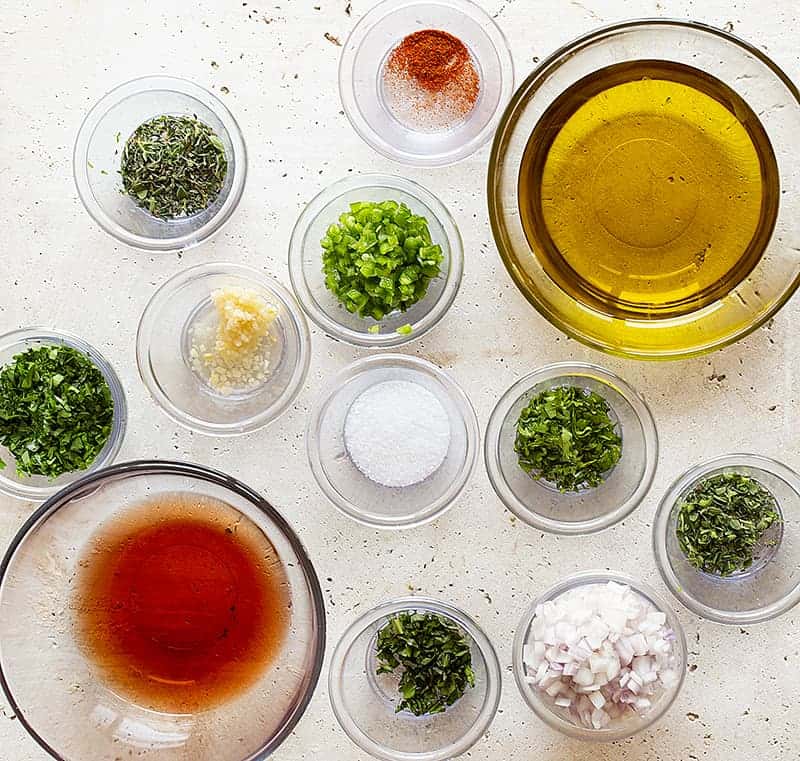 Chimichurri酱配料