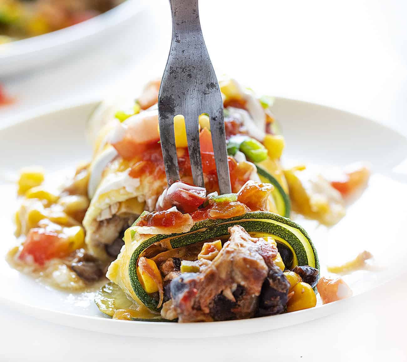 一叉西南西葫芦卷