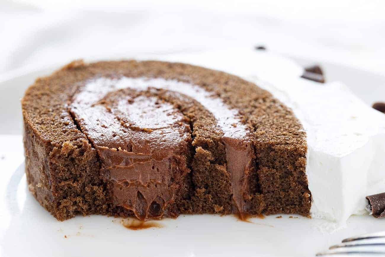 咬一口法式丝绸蛋糕卷