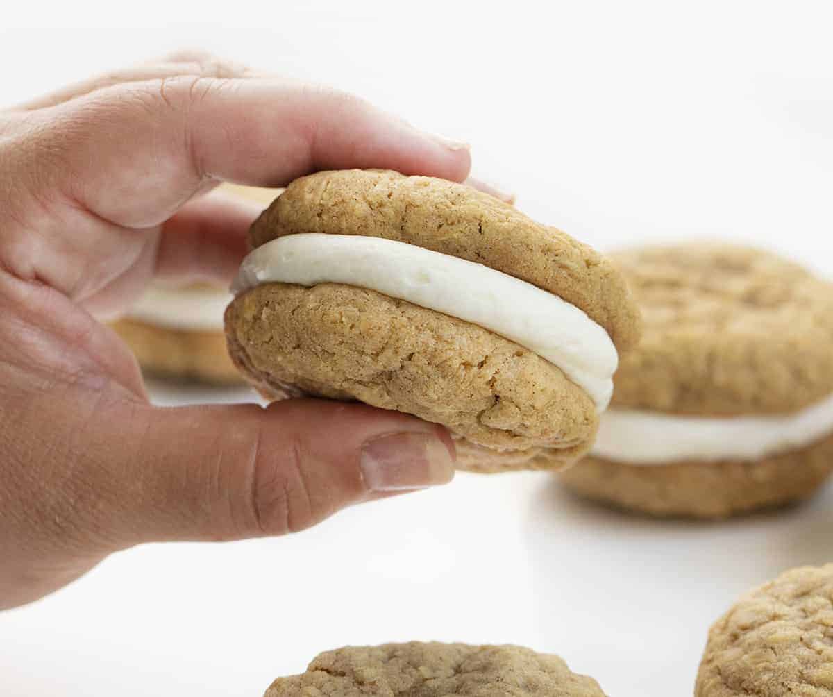 牵手一个奶油馅饼燕麦曲奇