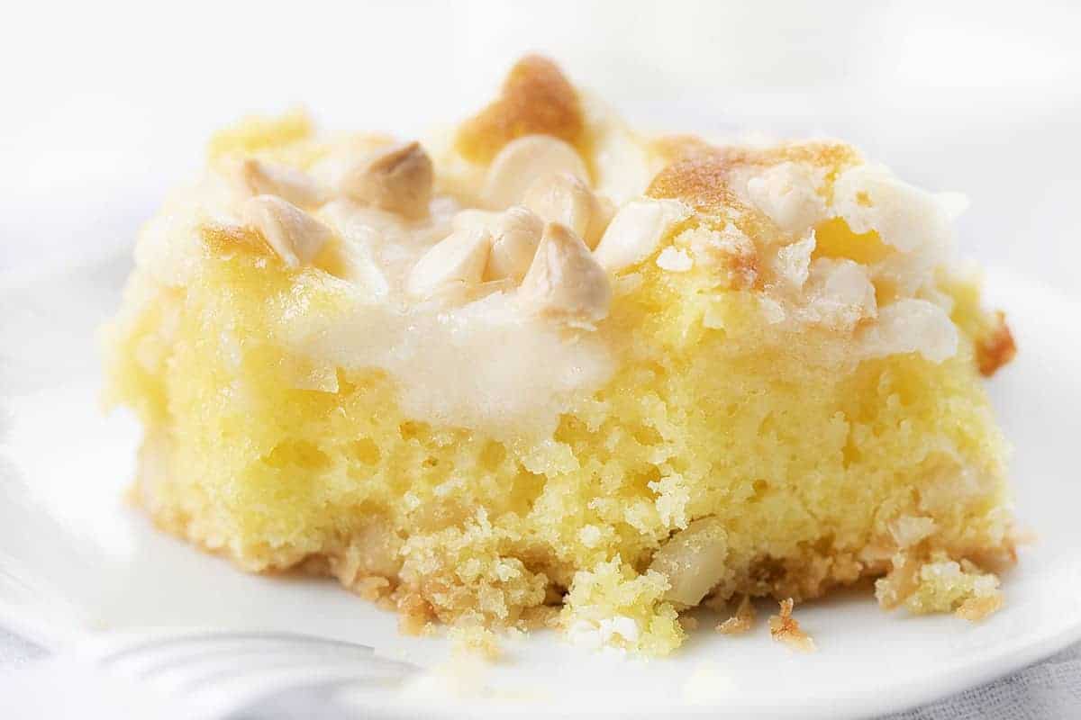 地震一块柠檬蛋糕一口移除