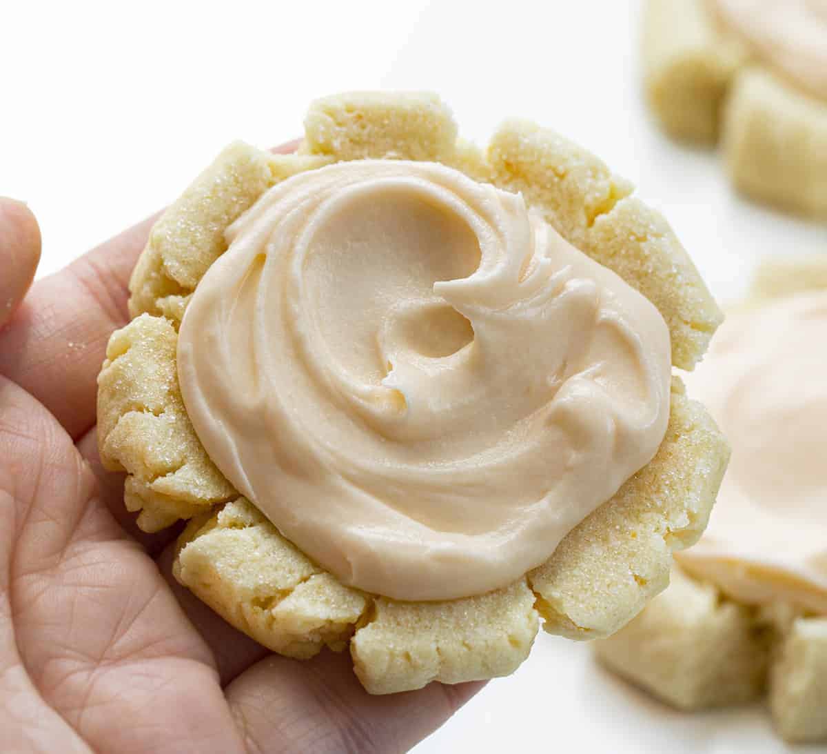 橘色与橙色结霜糖饼干——橙色痛饮饼干被关押在一把