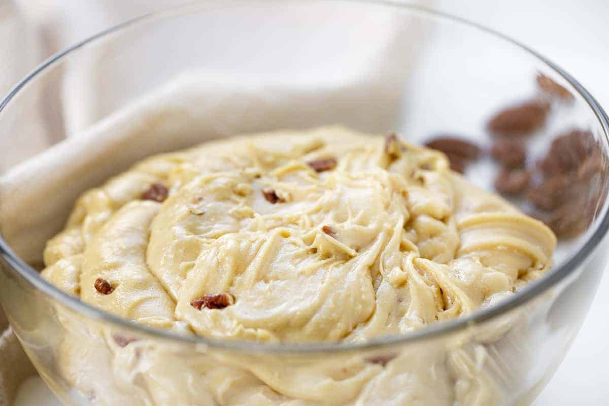 生为枫山核桃零食蛋糕面糊