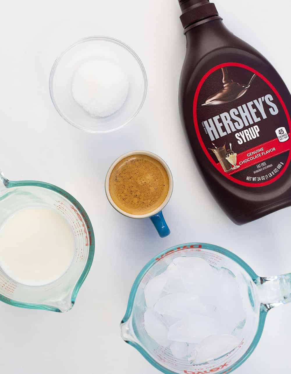 材料模仿摩卡星冰乐