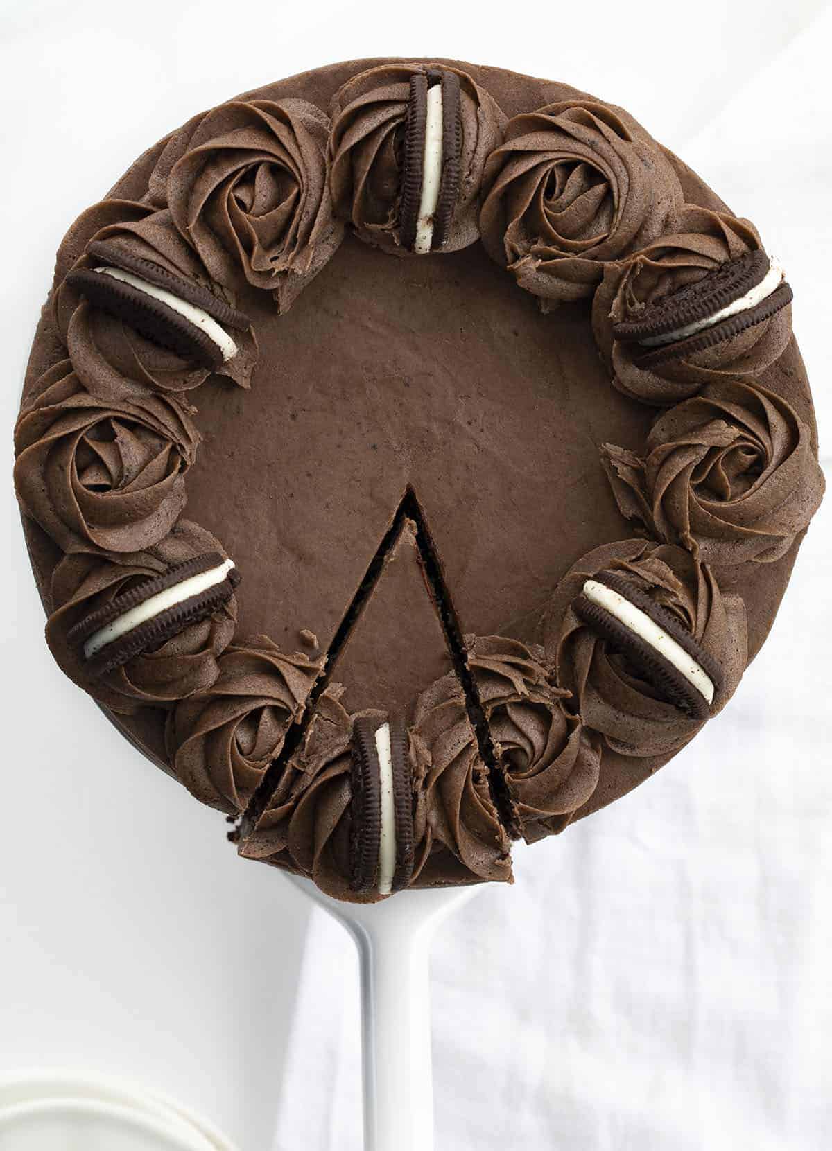 曲奇饼和奶油蛋糕片被移除