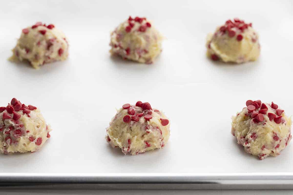 生樱桃Sheetpan曲奇面团