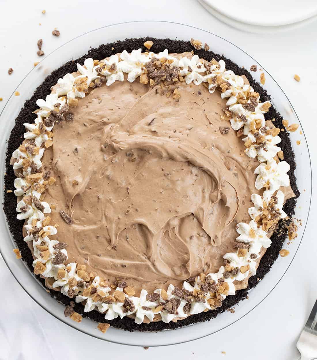 开销毛边的巧克力希斯派的形象