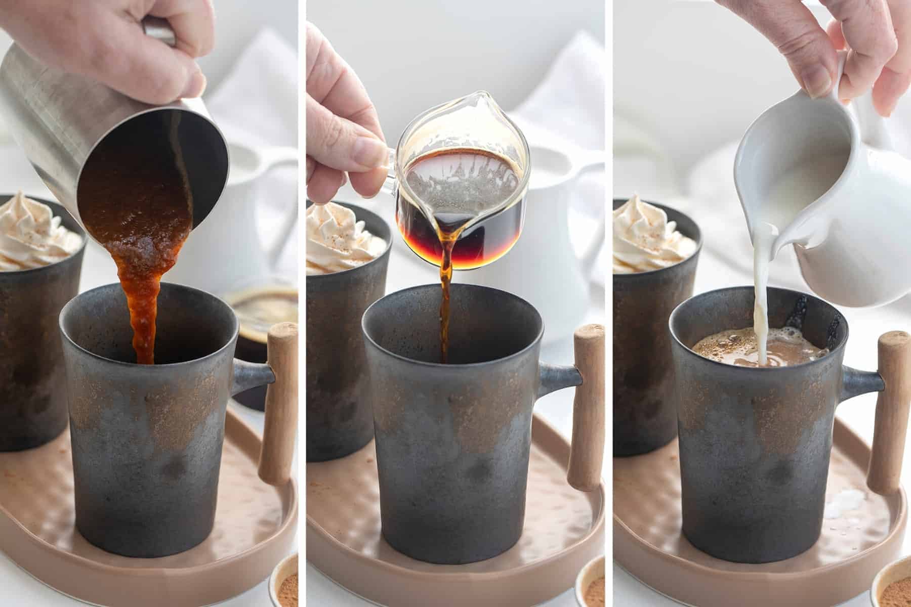 制作南瓜拿铁的步骤